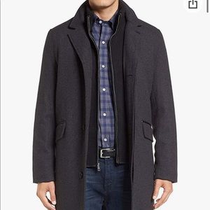 ✨HOST PICK✨ Kenneth Cole Melton Charcoal Gray Wool Jacket. Size Medium.